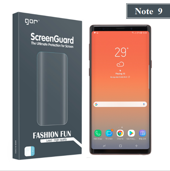 Miếng Dán Dẻo Gor 3D Cho Samsung Galaxy Note 9 - Hàng nhập khẩu