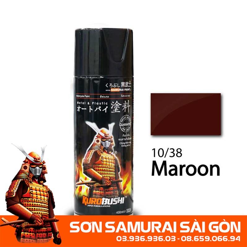 Sơn SAMURAI KUROBUSHI 38 MÀU HẠT DẺ chính hãng - Sơn phun xe máy SAMURAI SÀI GÒN