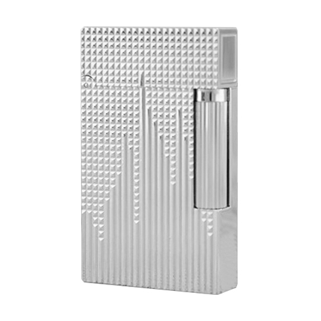 Vỏ Hột Quẹt Bật Lửa Upon D12T Họa Tiết Kẻ Dọc Tạo Lượn Sóng Độc Đáo - Dùng Ga Đá Cao Cấp