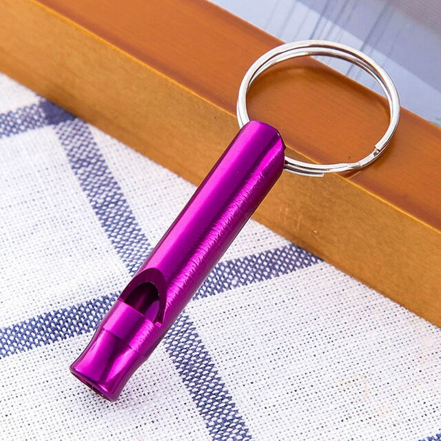 Combo 3 Móc Khóa Di Động Hợp Kim Huýt Sáo Cứu Hộ Khẩn Cấp, Cứu Sinh Cắm Trại