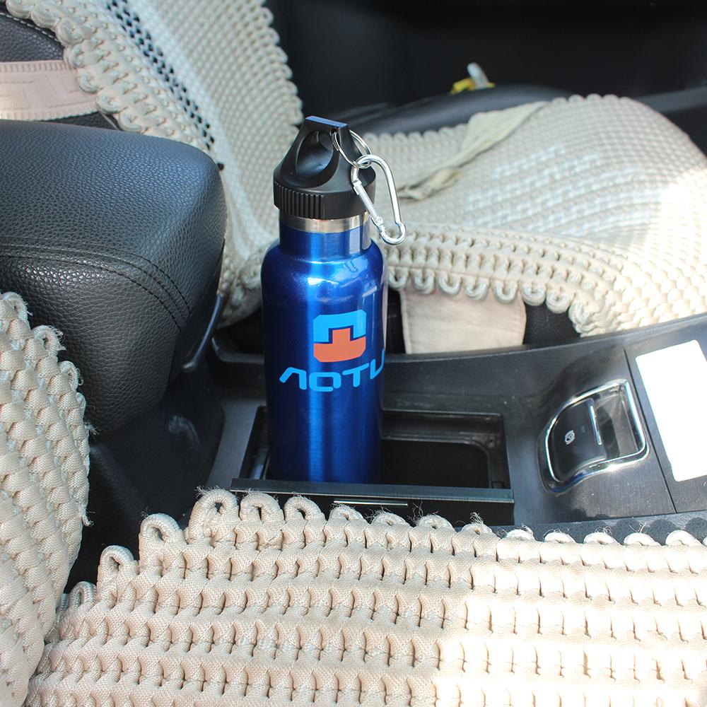 Bình nước bằng thép không gỉ hai vách ngăn cách nhiệt 600ml kèm cọ vệ sinh