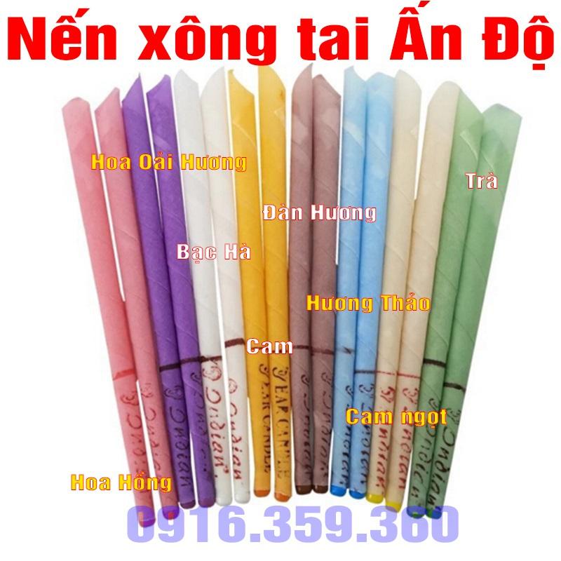 Nến xông tai Dạng Loa 1 đôi (có bông chặn khói)