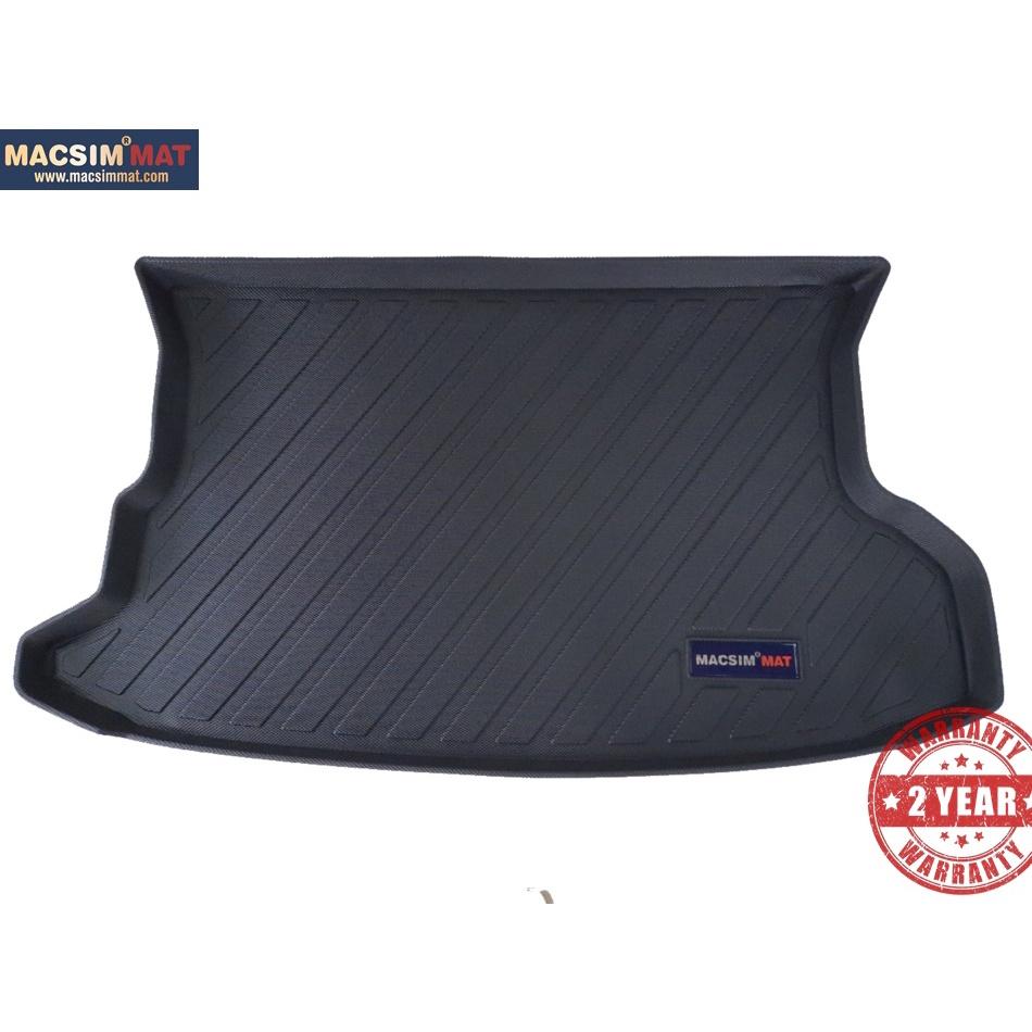 Thảm lót cốp xe ô tô Hyundai Tucson 2008-2013 nhãn hiệu Macsim chất liệu TPV cao cấp màu đen
