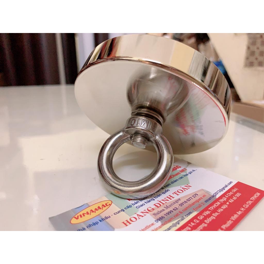 Nam châm cứu hộ chuyên hút đồ dưới sông cực mạnh kích thước D90X17MM