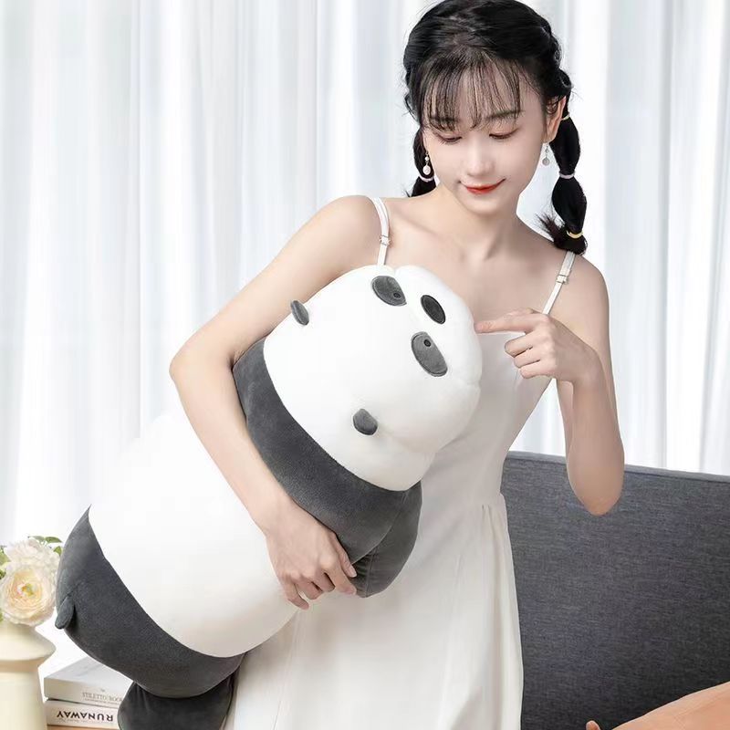 Gấu bông anh em nhà gấu We Bare Bears nằm siêu mềm (25cm---&gt;90cm) Gối ôm gấu We Bare Bears dễ thương hàng xịn cao cấp an toàn cho trẻ nhỏ