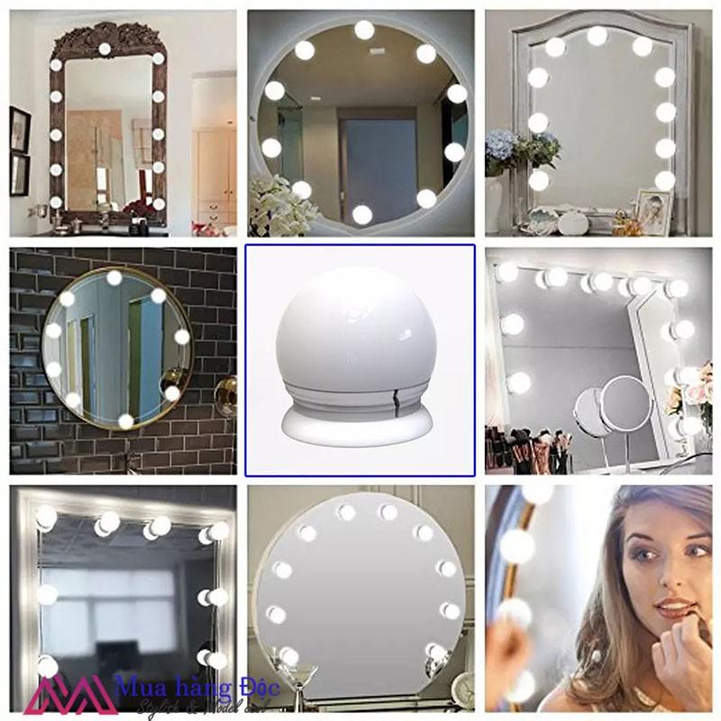 Đèn Trang Trí Dây Đèn Led Gắn Gương Trang Điểm 5 Màu Tự Điều Chỉnh