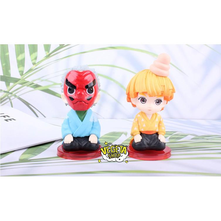Mô hình Kimetsu No Yaiba - Mô hình thanh gươm diệt quỷ - WCF - Inosuke Giyuu Tanjirou Nezuko Zenitsu Sakonji - Cao 8cm