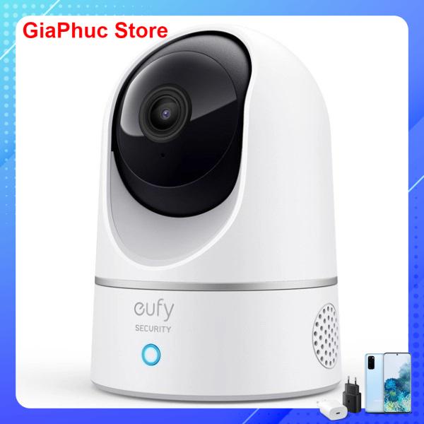 Camera 360 độ Eufy Indoor 2K Pan &amp; Tilt T8410 - Hàng Chính Hãng