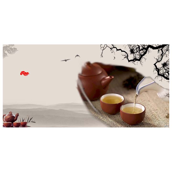 Tranh trang trí tường phòng trà GDT-70