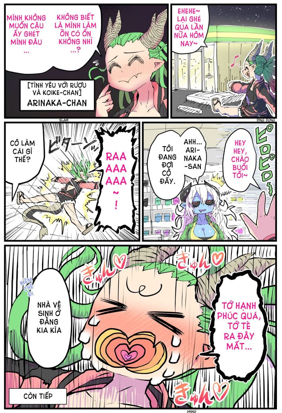 cô nàng nhân viên da xanh ở cửa hàng tiện lợi và bạn của cô ấy chapter 2 2