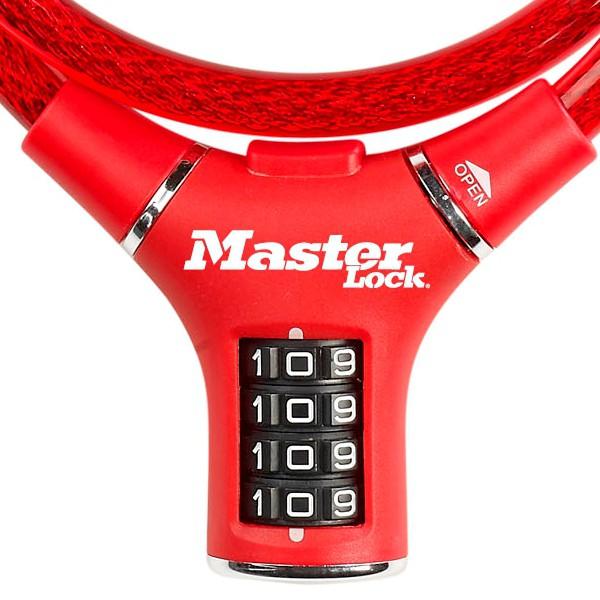 Khóa số dây cáp Master Lock 8229 dài 0.9m x 12mm