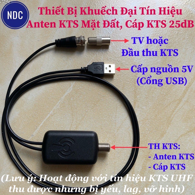 Hình ảnh Thiết bị khuếch đại tín hiệu sóng Anten KTS Mặt Đất DVB-T2 cùng xem World cup không lo gián đoạn đường truyền