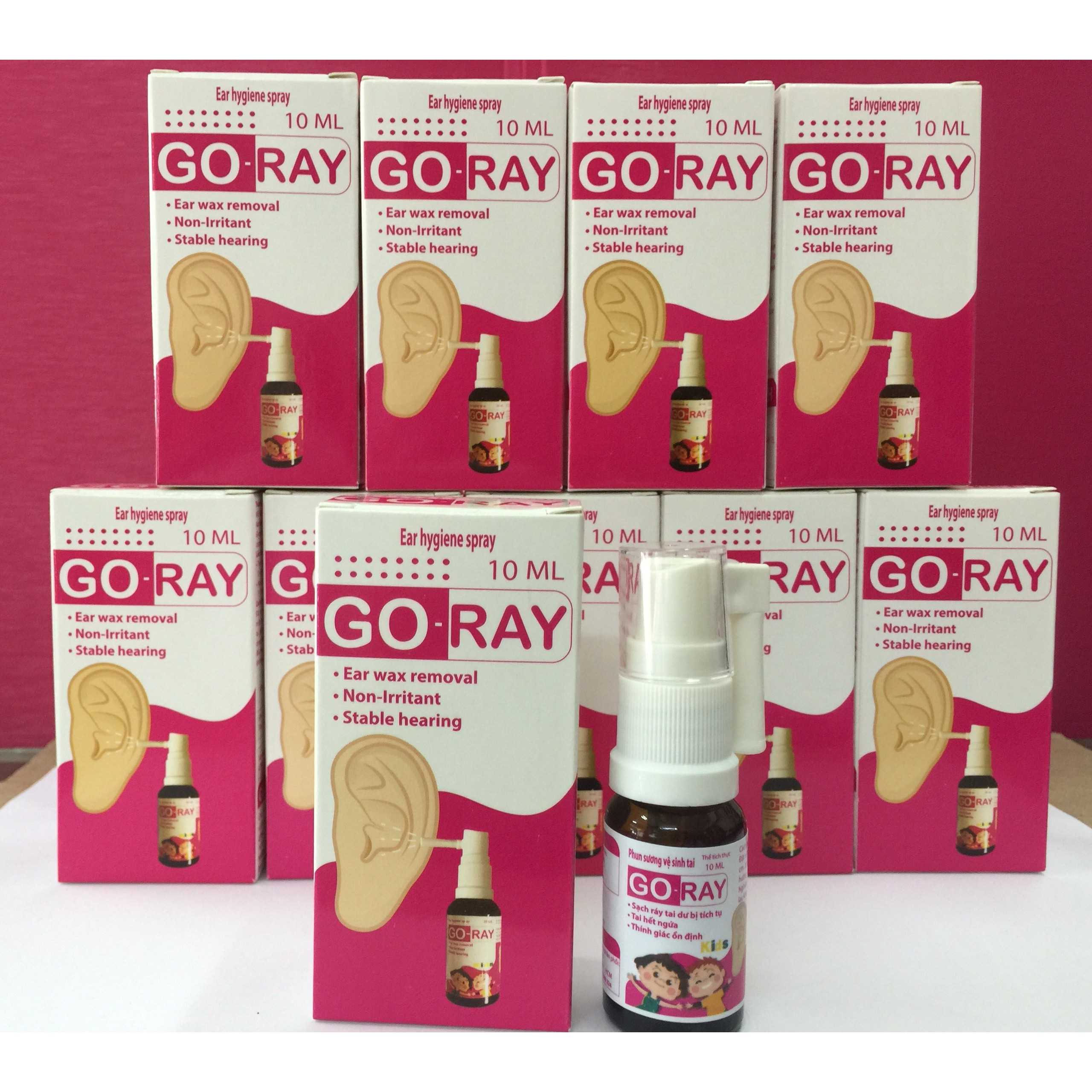 Chai xịt tan ráy tai GO-RAY (hộp 1 chai 10ML) date xa 2026