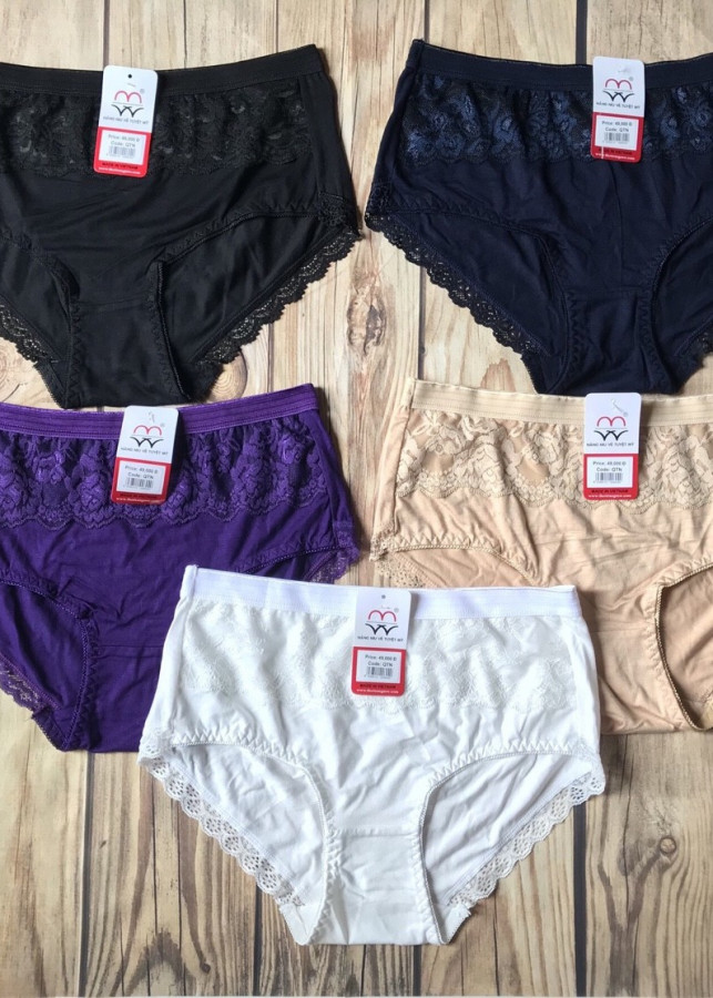 COMBO 4 QUẦN MW COTTON CẠP CAO