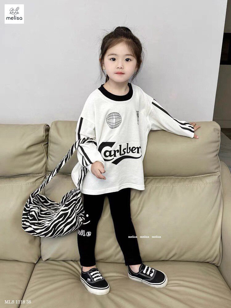 Bộ cotton bé gái 11 đến 45kg