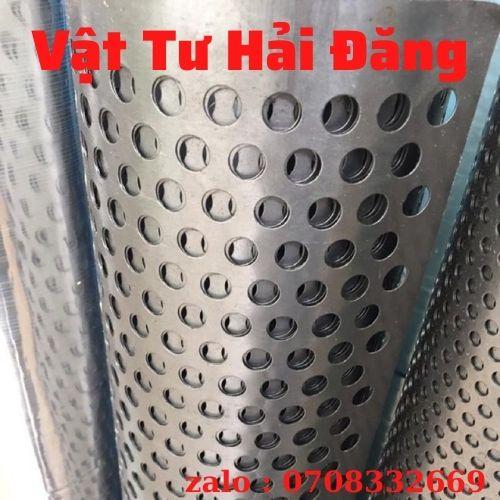 Tôn dầu đục lỗ - dày 4,5zem chuẩn,lỗ 4ly-6ly-8ly