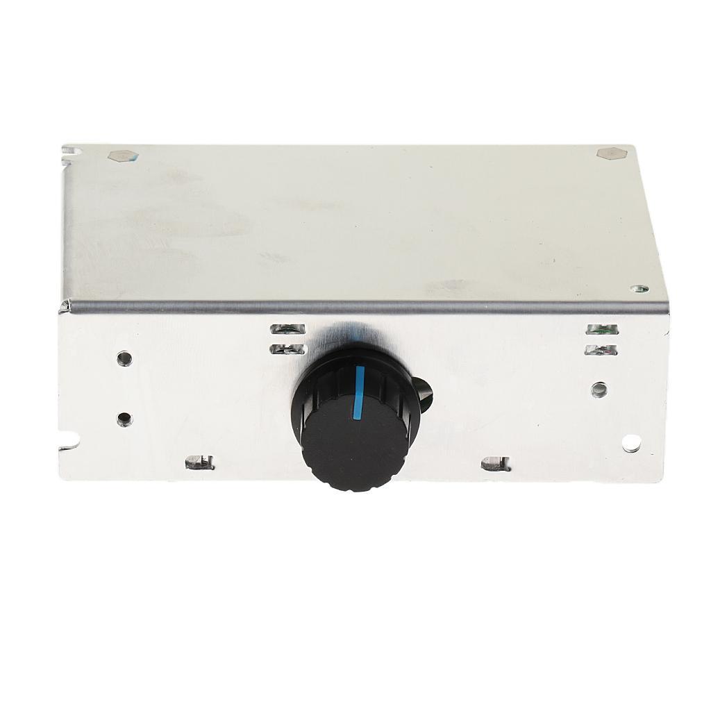 DC Motor Speed Governor Reverse Switch PWM Adjustable 12V-50V Aluminum