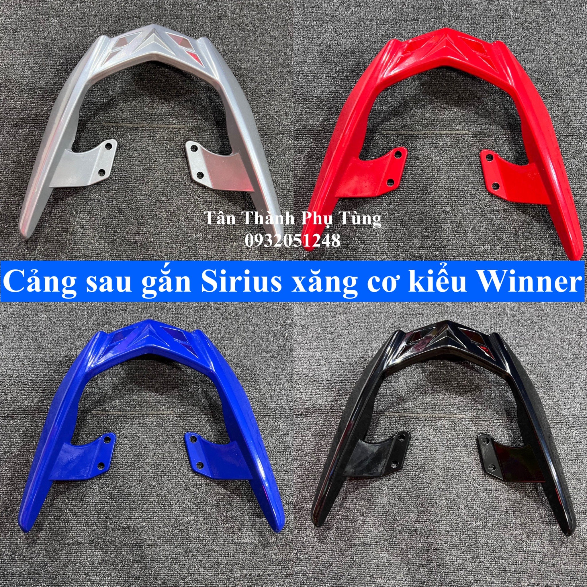 Cảng sau gắn dành cho Sirius kiểu Winner