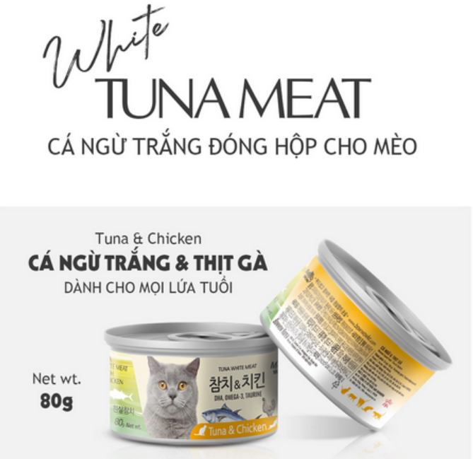 Pate Thịt hộp Meowow cho mèo| Giàu DHA và Omega-3 | Nhiều topping