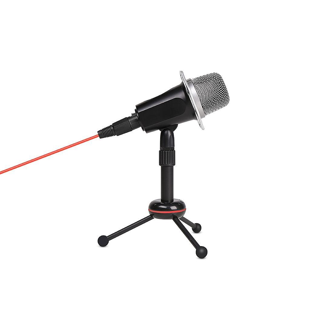 3.5mm Studio Stereo Recording Condenser Mic With Mic Holder For Computer