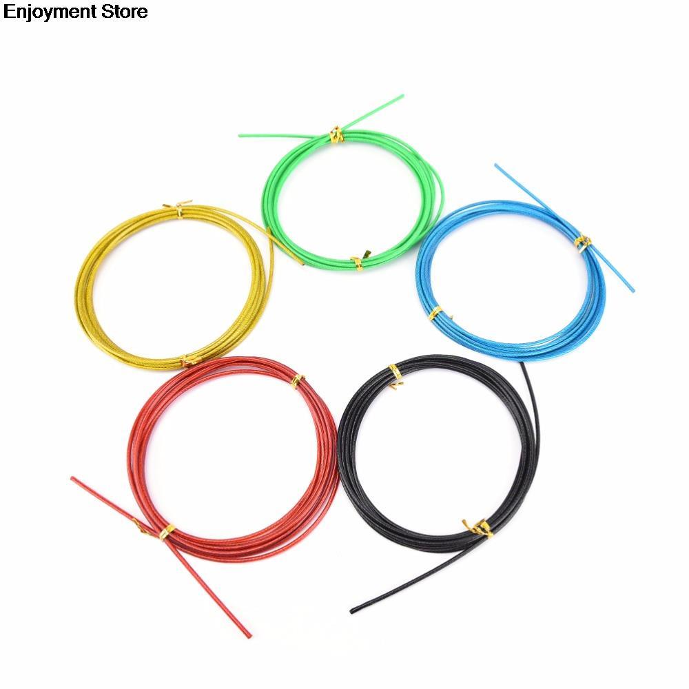 Dây thép cho dây nhảy 3M Warsfit Fitness Rope có thể thay thế dây cáp kim loại nhảy dây nhảy dây thừng bỏ qua dây thừng bỏ qua dây thừng bỏ qua Color: Black