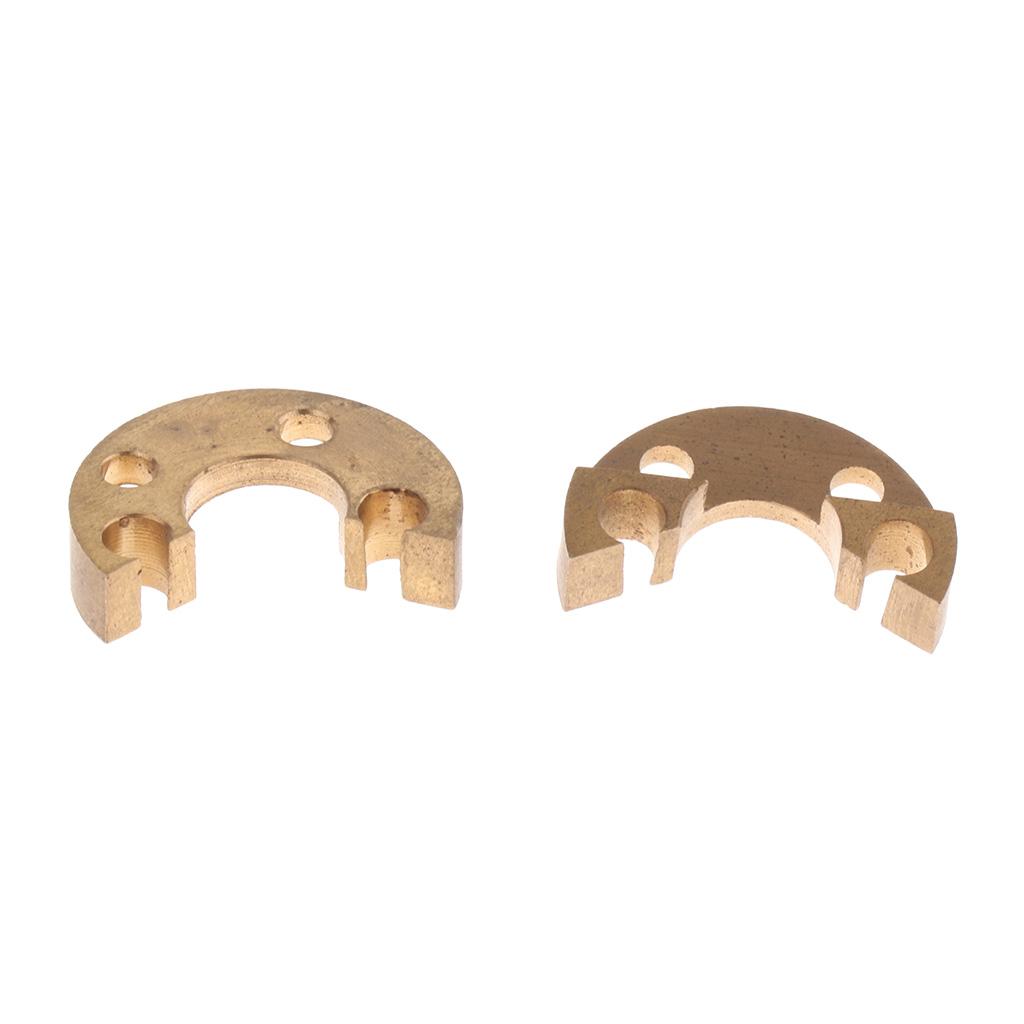 Sunnimix 2 Chiếc Pháp Kèn Trombone Cánh Quạt Dừng Cho Đồng Nhạc Cụ Phần