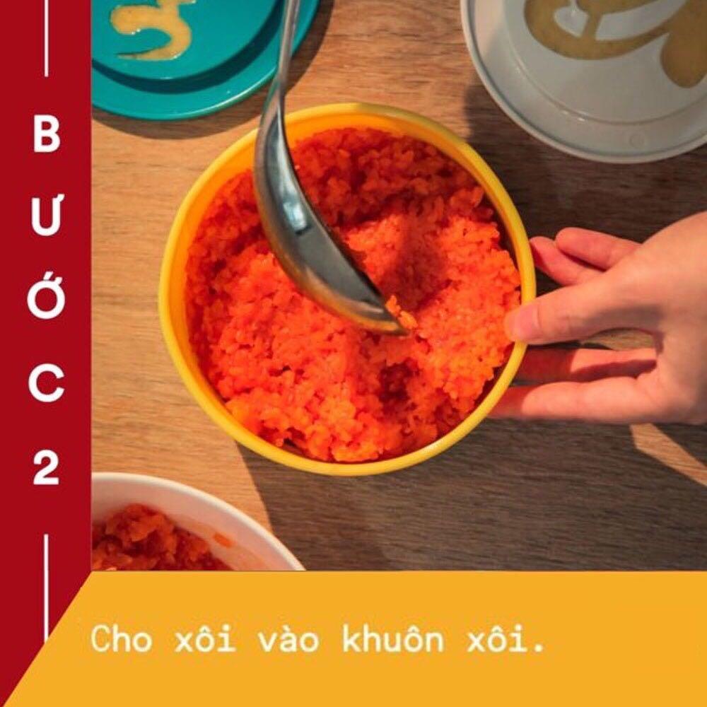 Bộ khuôn xôi tạo hình chữ Phúc Lộc Thọ, khuôn đóng sôi sắc nét