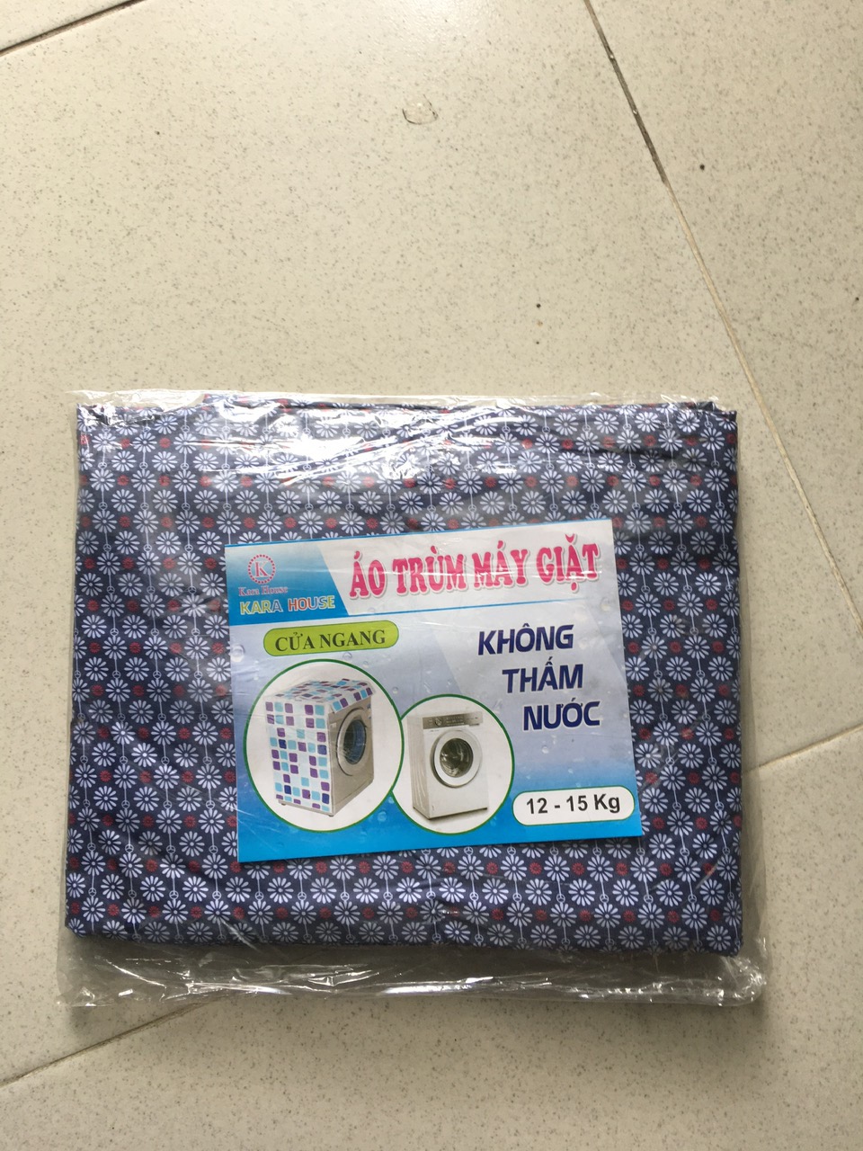 Áo trùm máy giặt cửa trước (ngang),từ 9-10kg ,vải dù 100/%,siêu bền ,chống nước,bui, ẩm