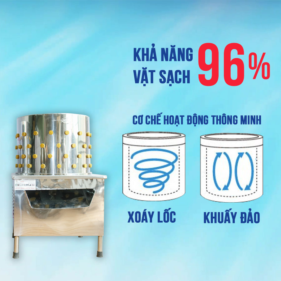 Máy Nhổ Lông Gà Vịt NEWSUN 55 - Hàng Chính Hãng