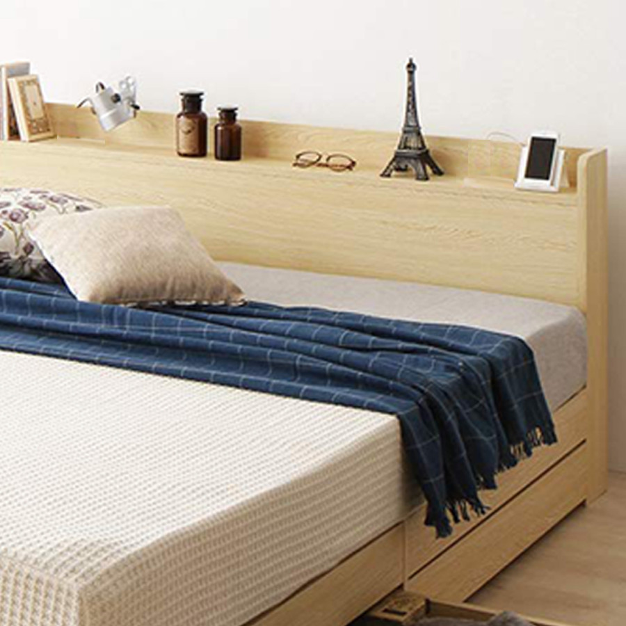 Giường ngủ ALALA01 gỗ HMR chống nước - www.ALALA.vn® - Za.lo: 0939.622220