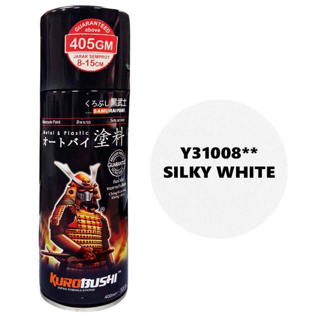 Sơn Samurai - MÀU TRẮNG MỊN Y31008 (400ml)