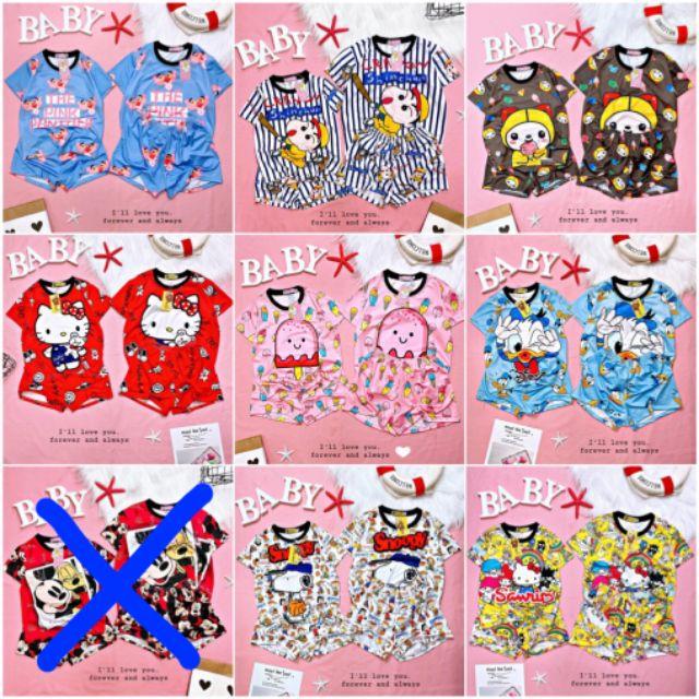 Bộ thun 3D đùi cho bé 15_35kg