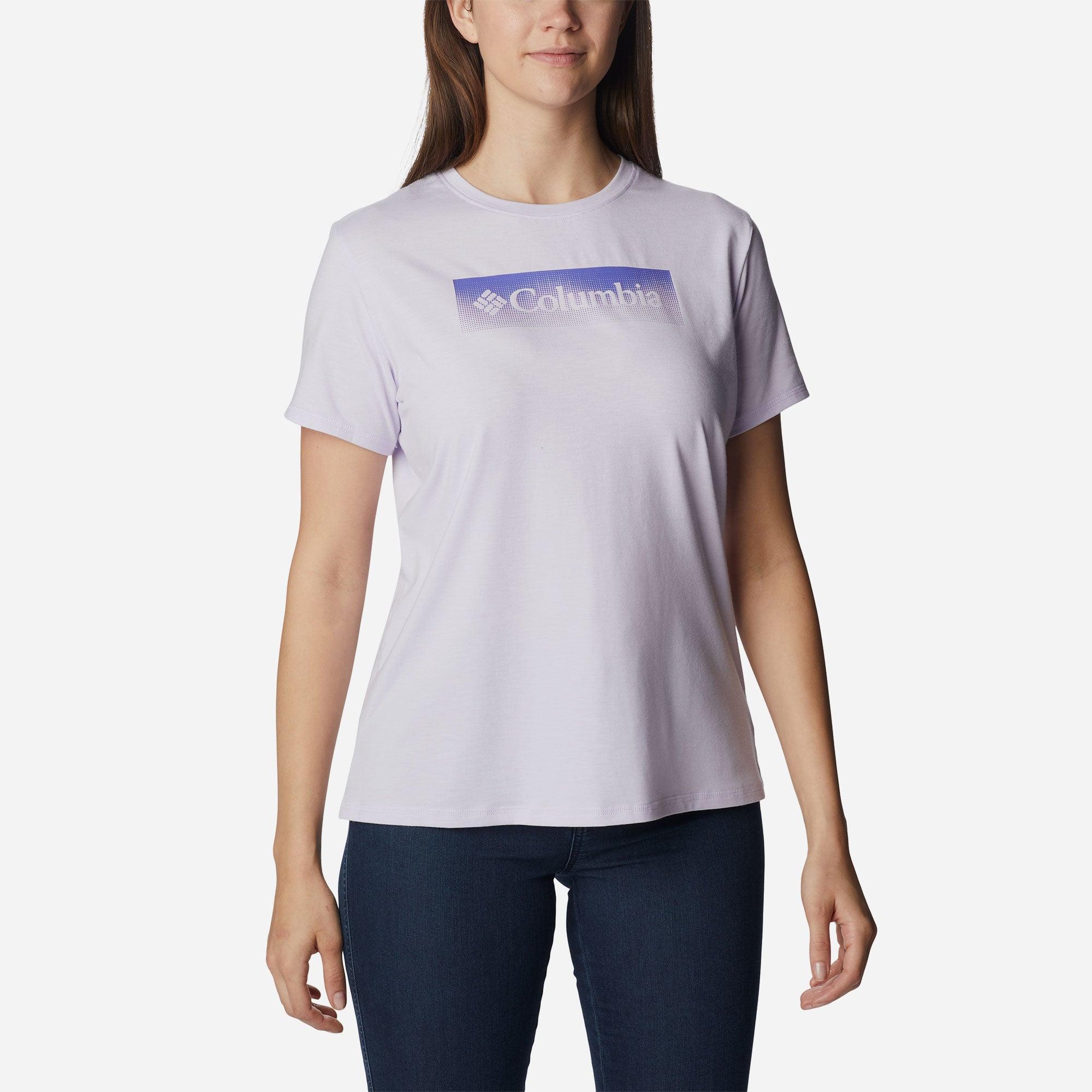 Áo thun ngắn tay thể thao nữ Columbia Sun Trek Graphic - 1931752569