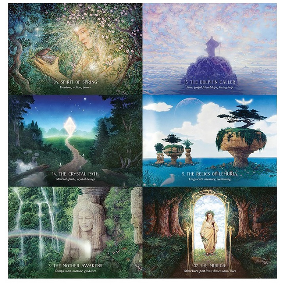 Bài Oracle Of The Hidden Word 44 Lá Bài File Tiếng Anh Và Đá Thanh Tẩy