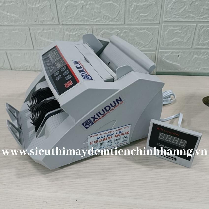 Máy đếm tiền mini - Xiudun 2100W, có màn hình rời, siêu bền, bảo hành 18 tháng
