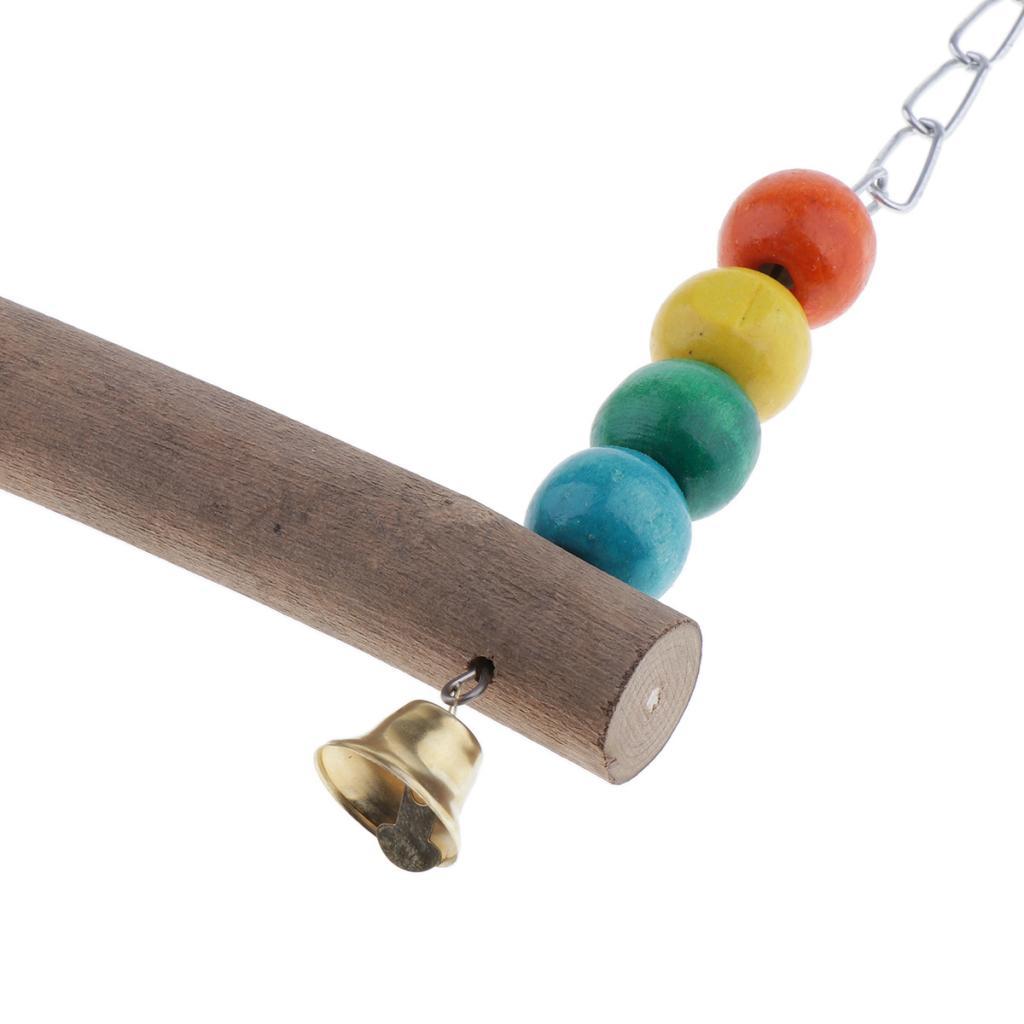 Pet Parrot Swing Parrot Hanging Swing Toys for Parakeet Cockatoo S