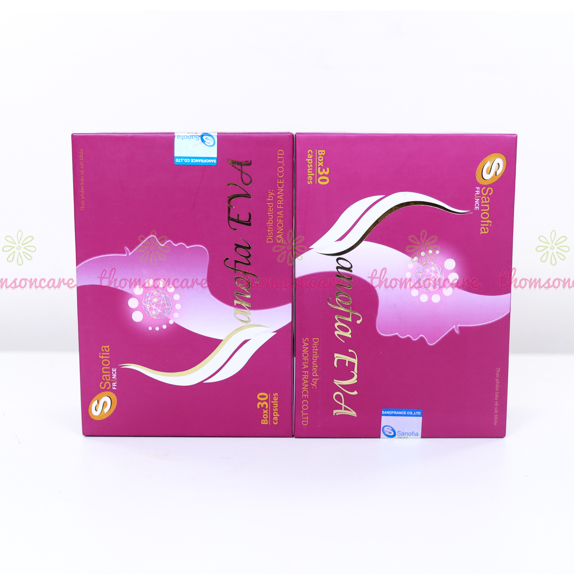 Combo viên uống nội tiết tố cho người bị mụn, nóng trong - Esunvy 30v, Sanofia Eva tím 30v, DHC Kẽm 30v -Giúp làm chậm quá trình lão hóa da ,đẹp da, giảm mụn và bổ sung kẽm cho cơ thể - Thomsoncare