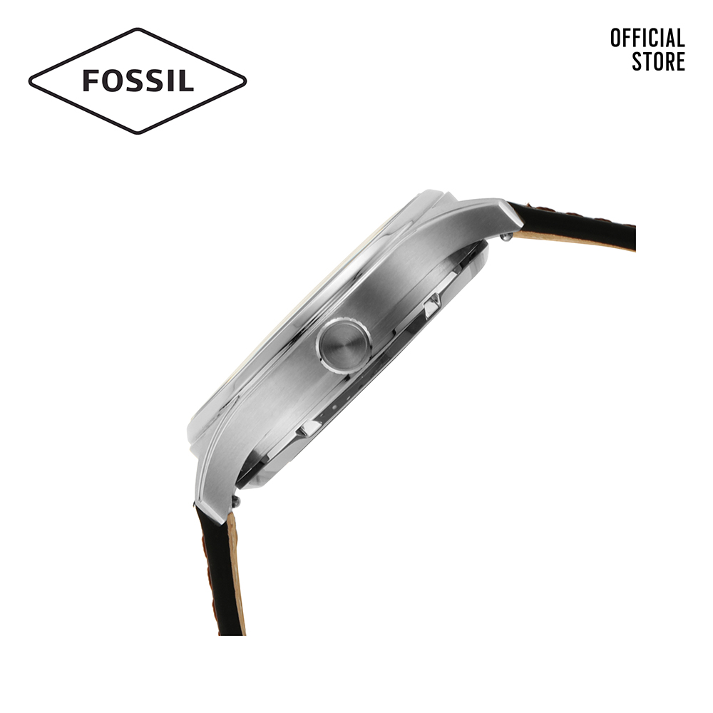 Đồng hồ nam FOSSIL Forrester dây da ME3179 - màu xanh dương