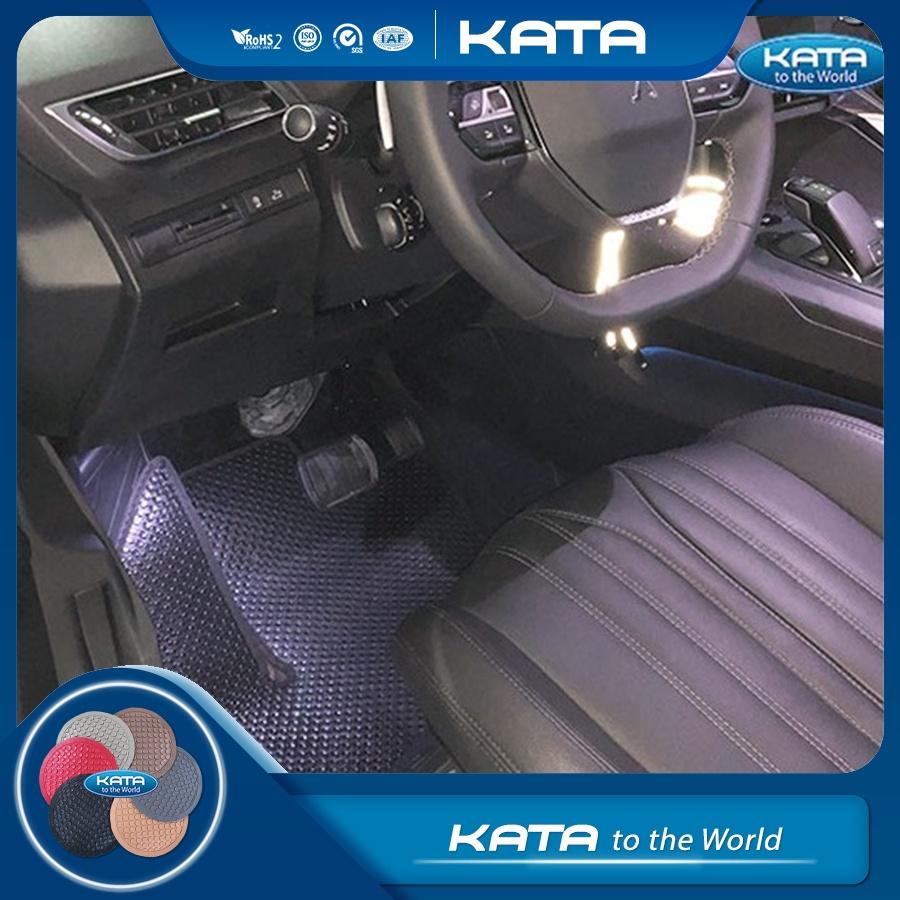 Thảm lót sàn ô tô KATA cho xe Peugeot 5008 - Khít với sàn xe, Chống trơn, Không mùi, Không ẩm mốc