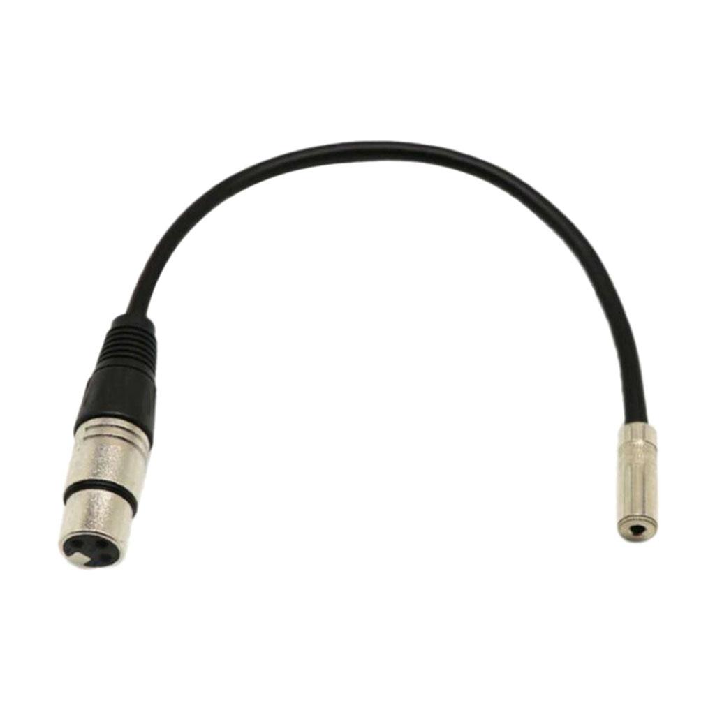 3.5mm Stereo Jack Female To XLR Male Audio Adapter Extension Cable
