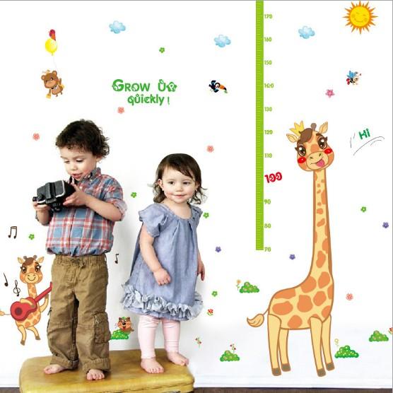 Decal thước đo hươu con vui nhộn