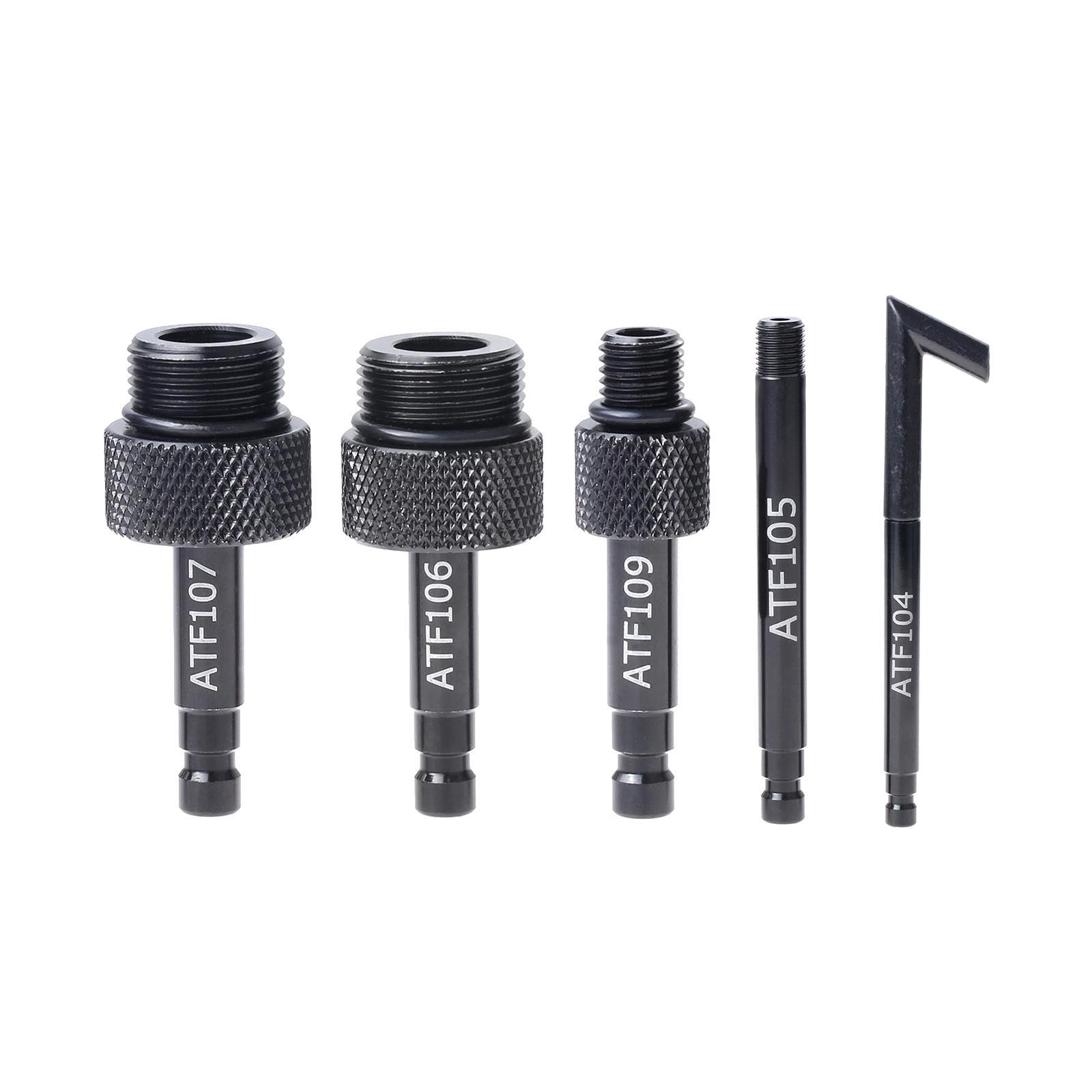 5 Pieces Automotive Transmission Fluid Oil Filling Filler Adapter Aluminum Alloy for 722.9 Dsg 01J 09G Durable