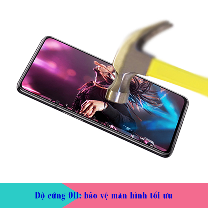 Kính Cường Lực cho Samsung Galaxy A80 - Full màn hình - Màu Đen - Hàng Chính Hãng