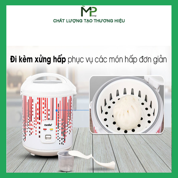 Nồi cơm điện nắp gài Comfee 1.8 lít CR-CM1820D - Hàng chính hãng