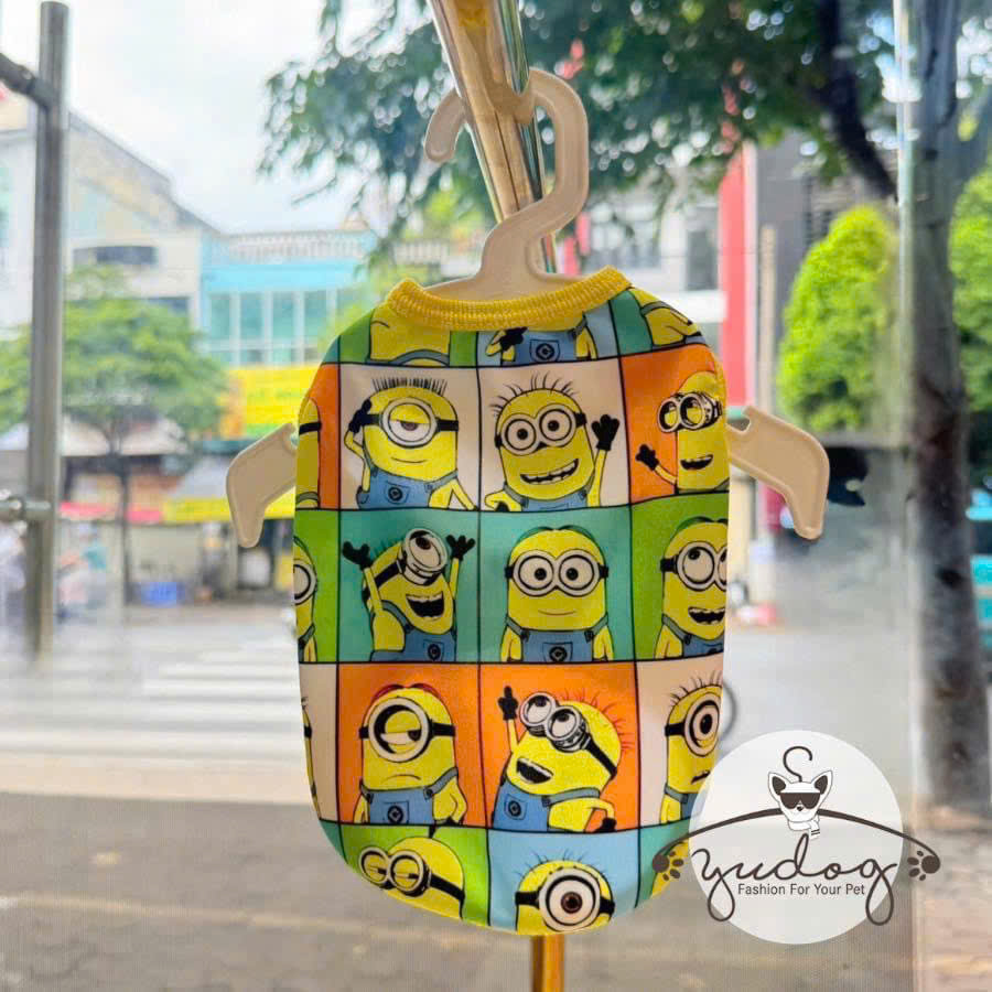 ÁO MINION CUTE CHO THÚ CƯNG CHÓ MÈO