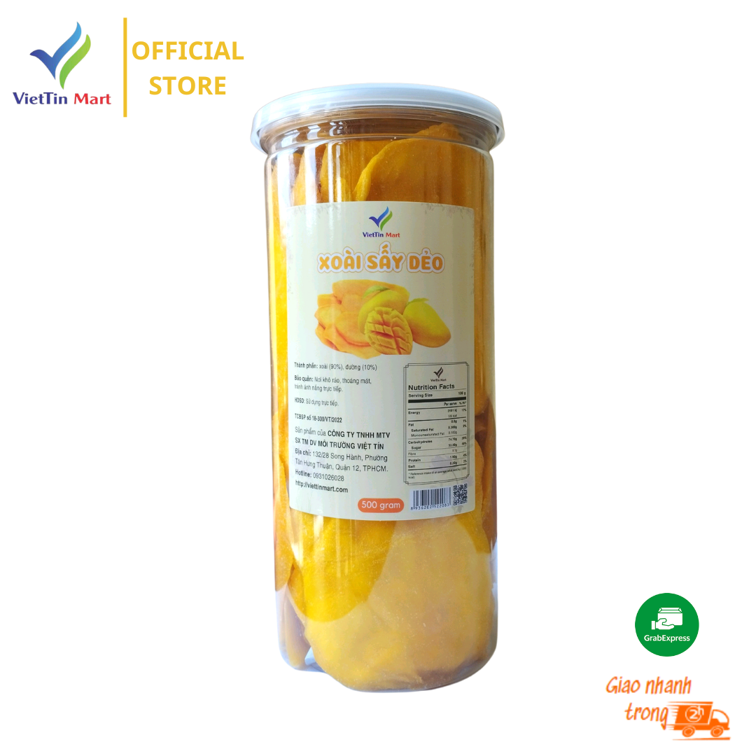 Xoài sấy Dẻo Thơm Ngon Tự Nhiên Viettin Mart 1kg