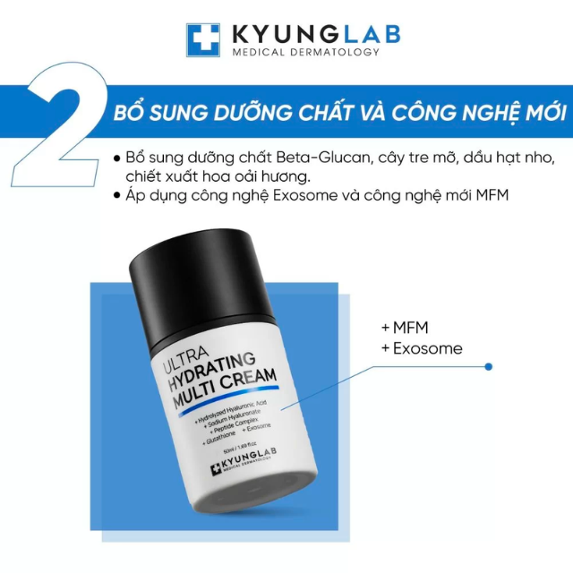 Kem dưỡng ẩm phục hồi đa tầng cho mọi loại da KYUNG LAB ULTRA HYDRATING CREAM