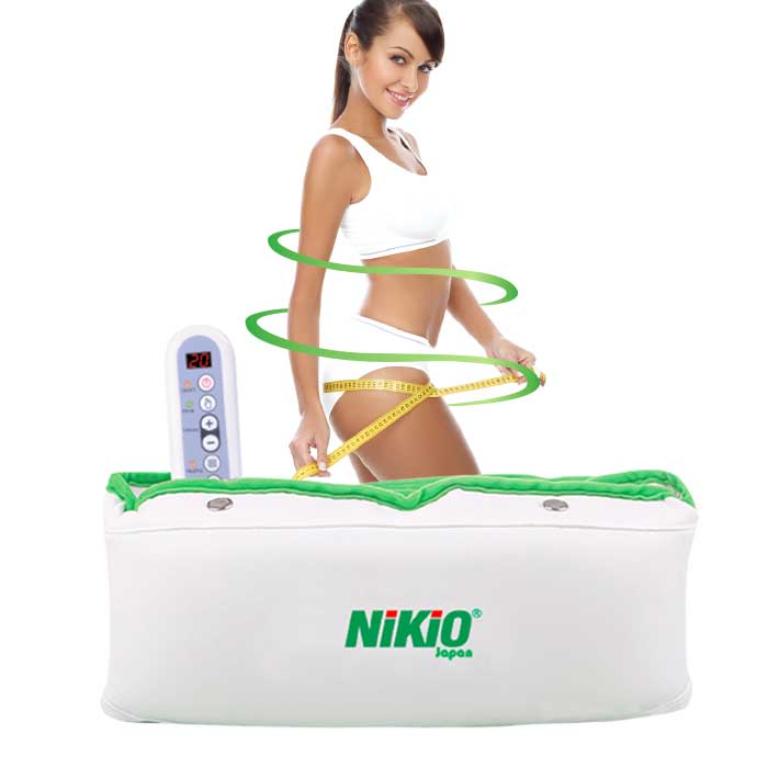 Đai (Máy) Massage Bụng Nikio NK-168 - Công Nghệ Rung Tần Số Cao Và Nhiệt Nóng - Hỗ Trợ Giảm Mỡ, Làm Săn Chắc Cơ Bụng Nhanh, Làm Ấm Bụng, Giảm Đau Bụng Kinh