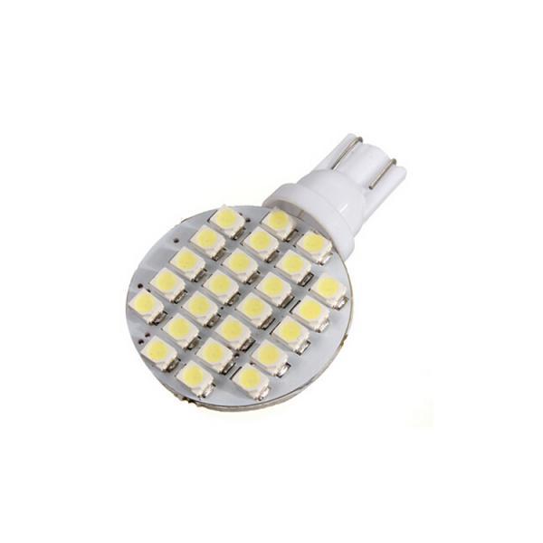 10x Super Bright 4.8W Warm White T10 1210 Car Wedge 24SMD LED Light Bulb 12V Auto Garden Light Bulb Tent Camp