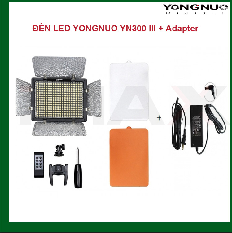 LED Yongnuo YN-300 III + pin sạc - Hàng Nhập Khẩu